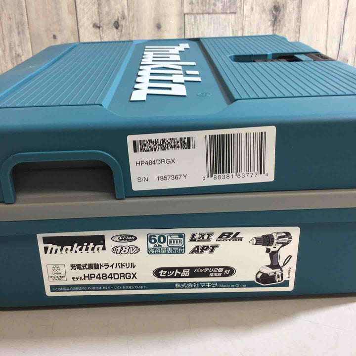 【未使用品】★マキタ makita 18V コードレス振動ドリルドライバー HP484DRGX【戸田店】