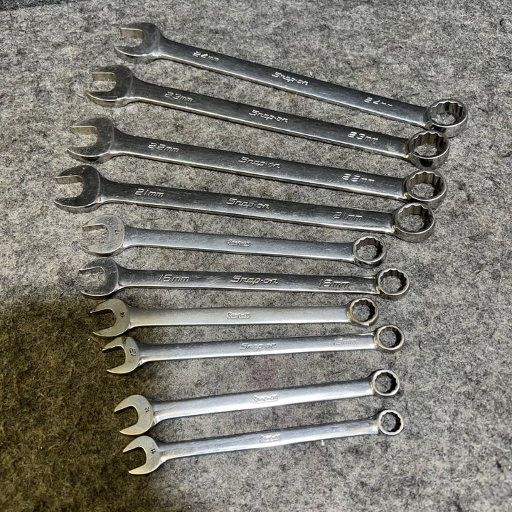 Snap-on/スナップオン コンビネーションレンチ 10本セット OEXM110/120/140/170 130A 160B/210B/220B/230B/240B  【桶川店】