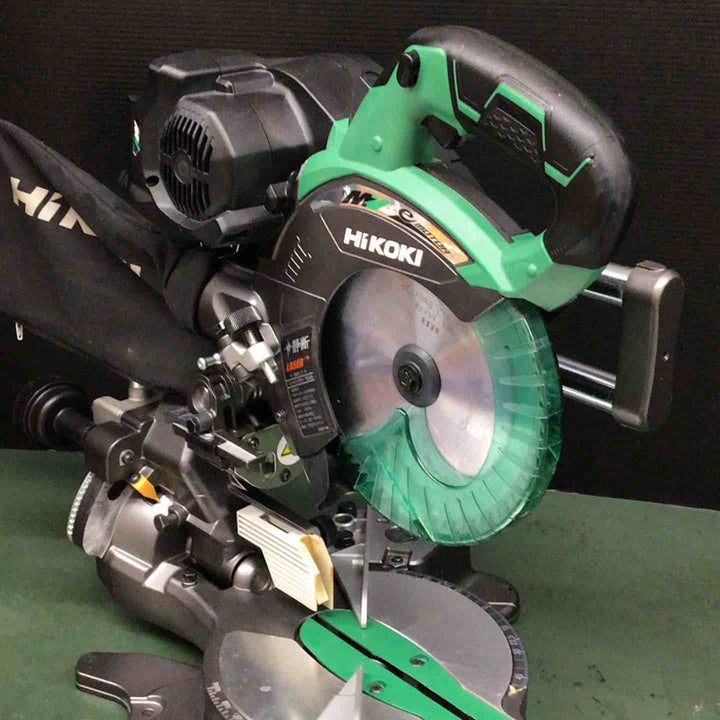 ★ハイコーキ(HIKOKI ※旧:日立工機) コードレス卓上スライド丸のこ C3607DRA(K)(NN) 本体のみ【戸田店】
