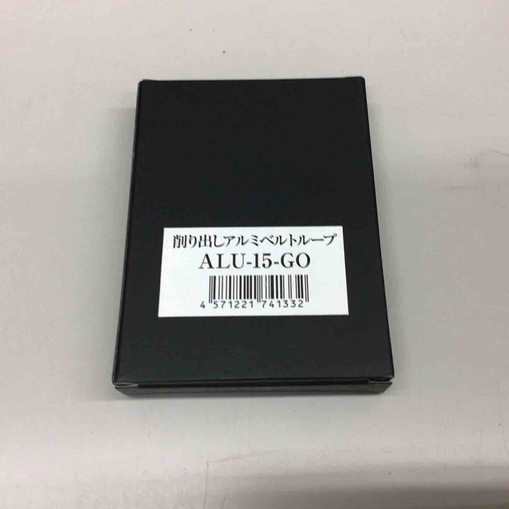 〇ニックス ベルトループ アルミ製 一部削り出し アルマイト加工 ALU-15-GO ゴールド 金【戸田店】