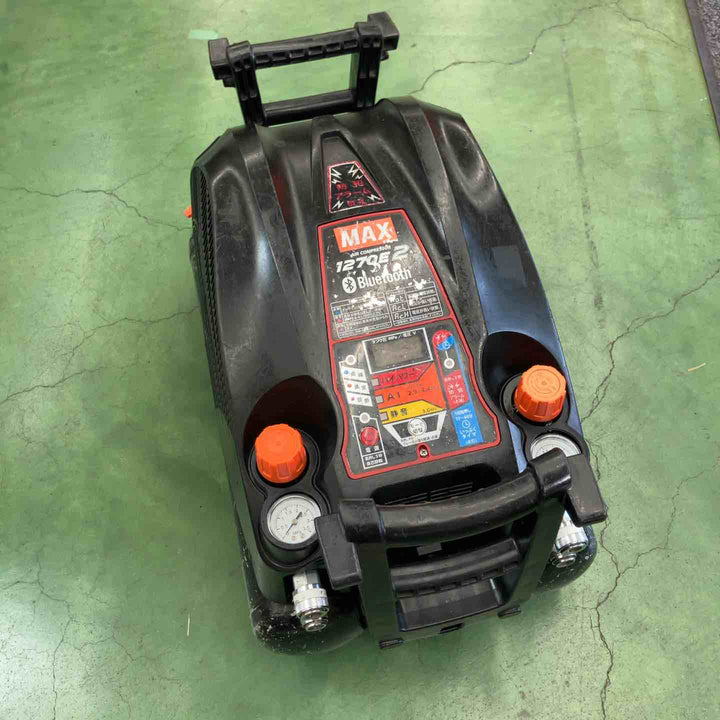 【決算セール!中古品】 マックス/MAX エアコンプレッサー・AK-HH1270E2_ブラック 【桶川店】