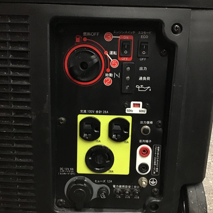 【売り切りセール!中古・店頭受取り限定】☆工進 インバーター発電機 GV-28i 大型発電機 【桶川店】