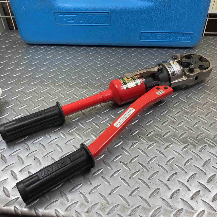 泉精器(IZUMI) 手動油圧式圧着工具 9H-150【川崎店】