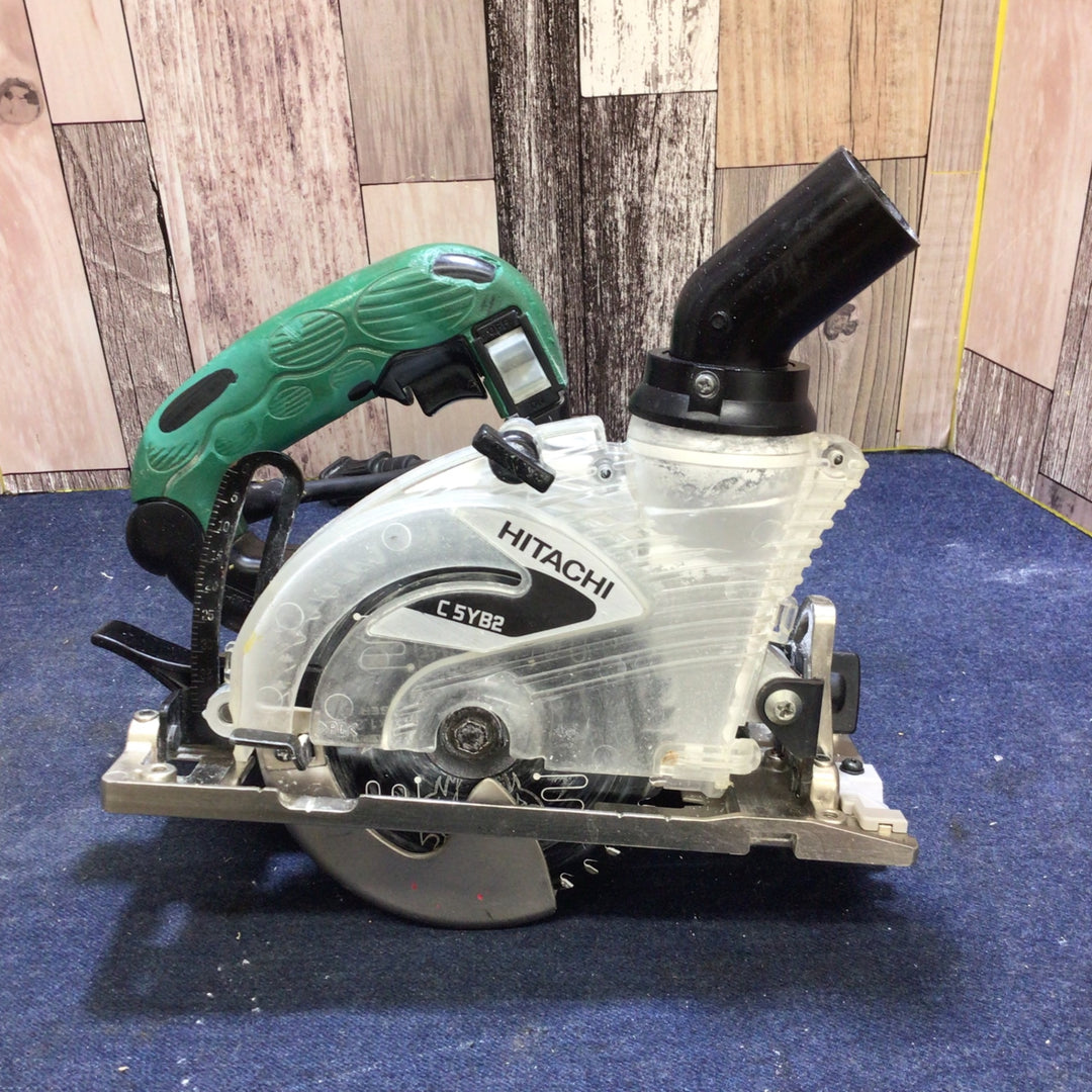 ★ハイコーキ(HIKOKI ※旧:日立工機) 集じん丸のこ C5YB2【八潮店】
