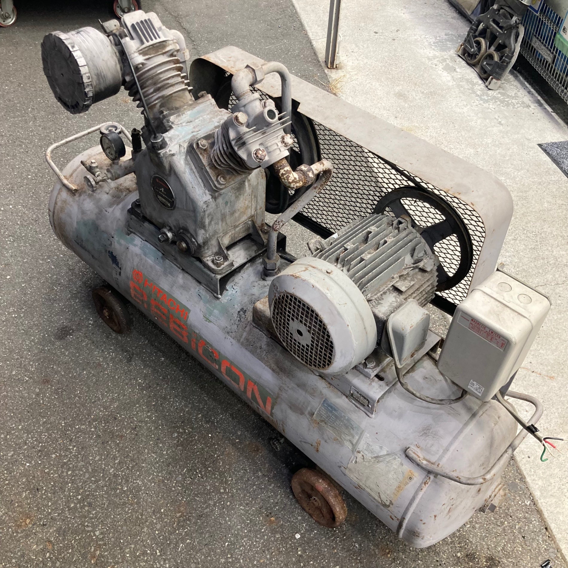 店頭受取り限定】○日立 5馬力ベビコン 3.7P-9.5V5 50Hz(東日本