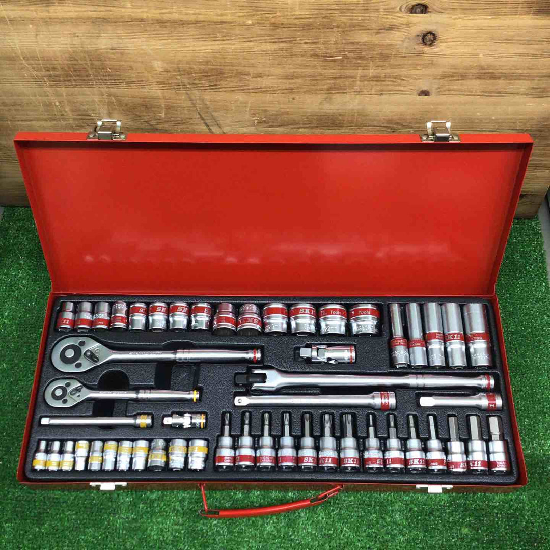 【中古品】 SK11/エスケー11 ソケットレンチ52点セット TS-2352M 【鴻巣店】