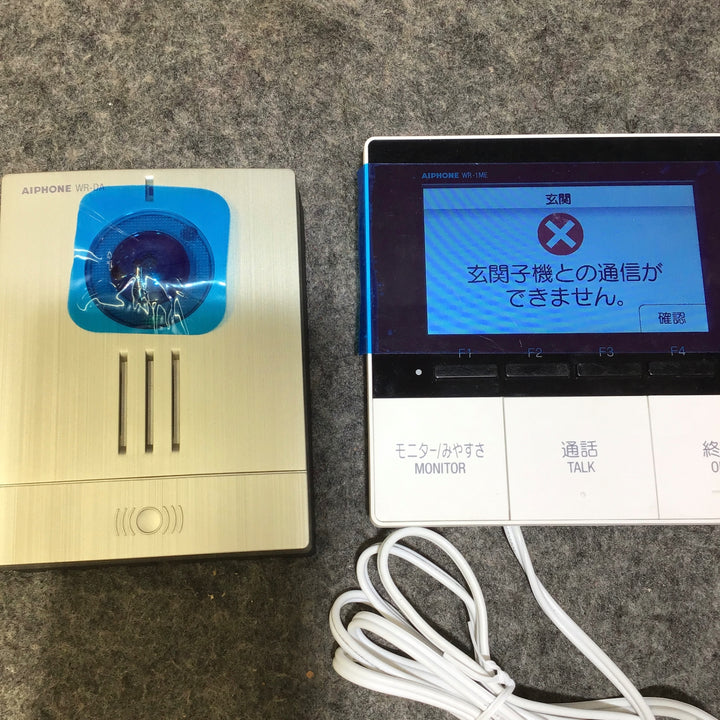 【ジャンク品】アイホン 4.3型モニターワイヤレステレビドアホン スノーホワイト KR-77 ※通電確認済み・子機との接続できません※【桶川店】