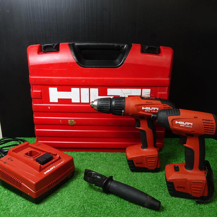 ヒルティ(HILTI) コードレスインパクトドライバ SID144-A &充電式ドリルドライバー SFH144-A【岩槻店】