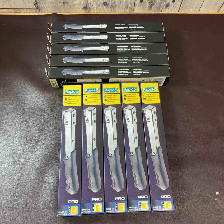 【未使用品(店頭展示品)】【まとめ売り】ラピッド(Rapid) ハンマータッカー R19E 10本まとめ【東大和店】