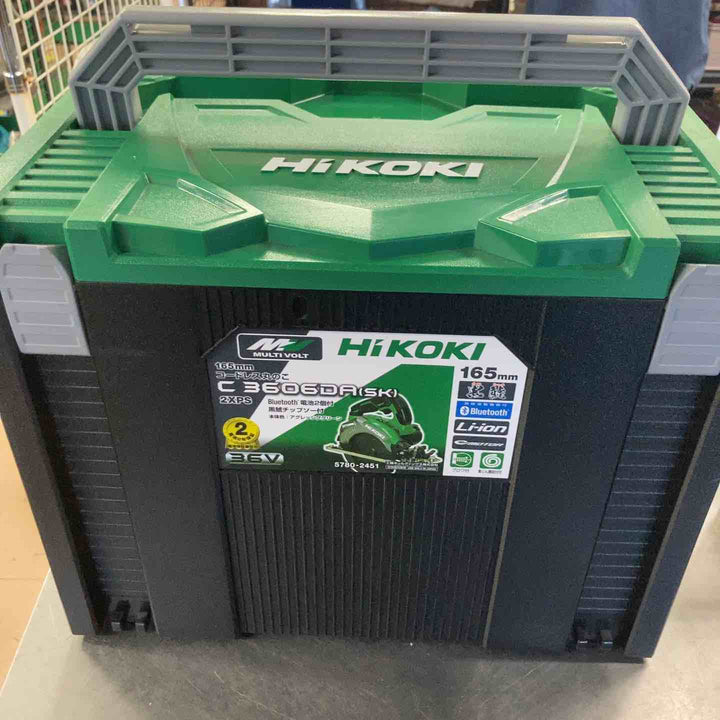 【未使用】ハイコーキ(HIKOKI ※旧:日立工機) コードレス丸のこ C3606DA(SK)(2XPS)【草加店】