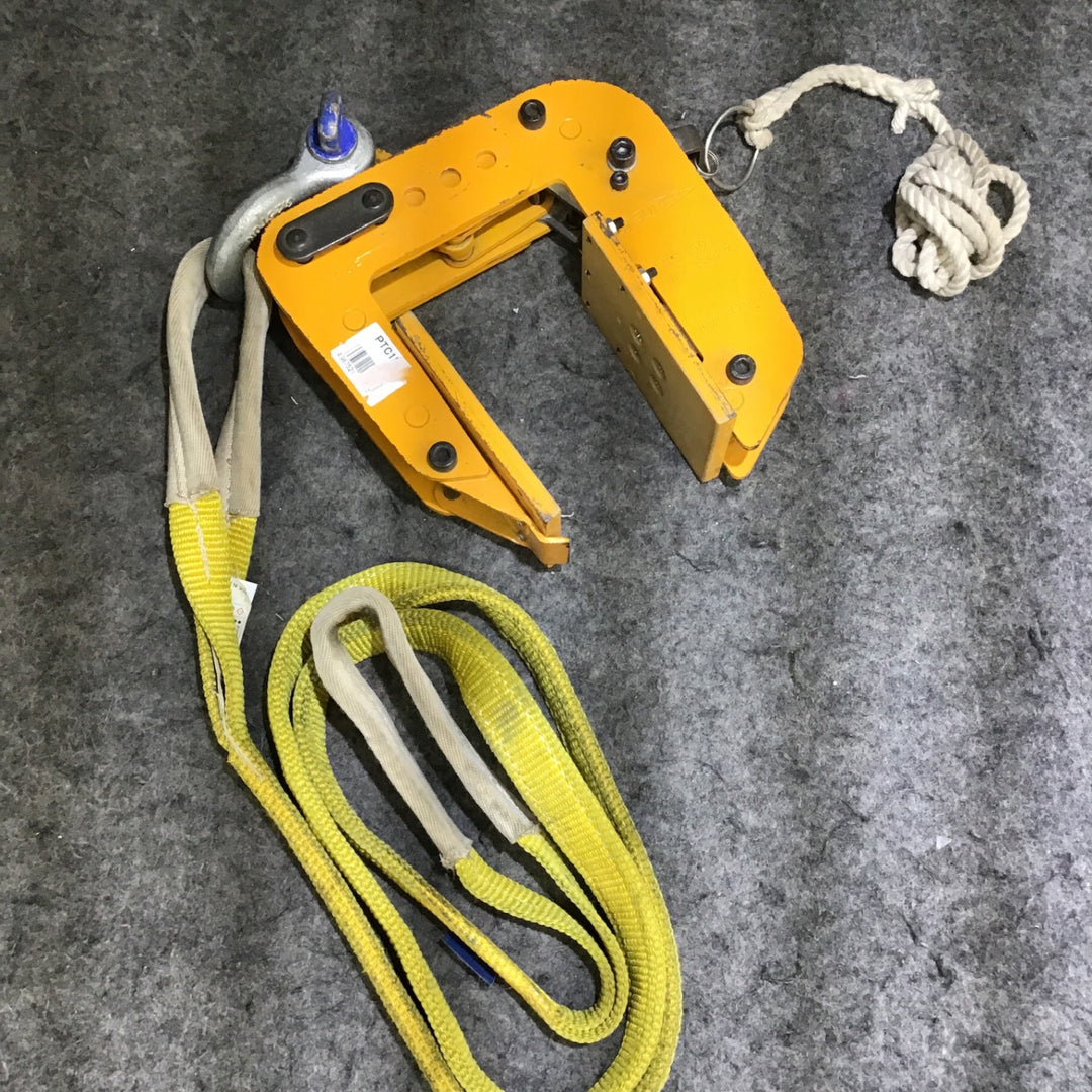 【中古品・1台のみ】スーパーツール 梁吊クランプ PTC150 ※OHのベルトスリング付き【桶川店】