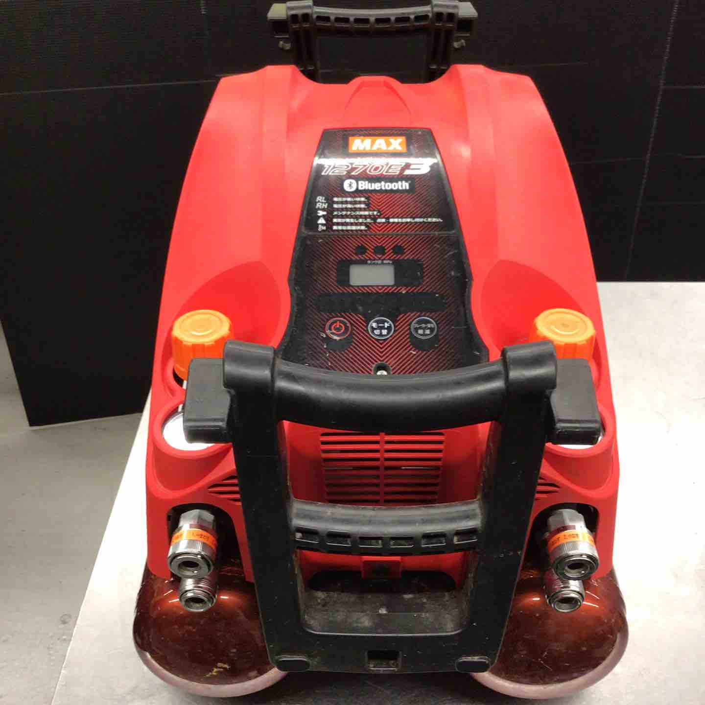 ☆マックス(MAX) エアコンプレッサー AK-HH1270E3_レッド【戸田店