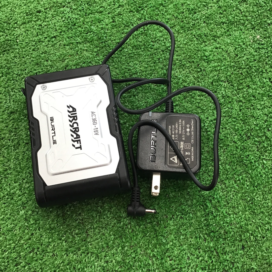 【ジャンク品】京セラ バートル AC360-19V バッテリー+ACアダプター【桶川店】