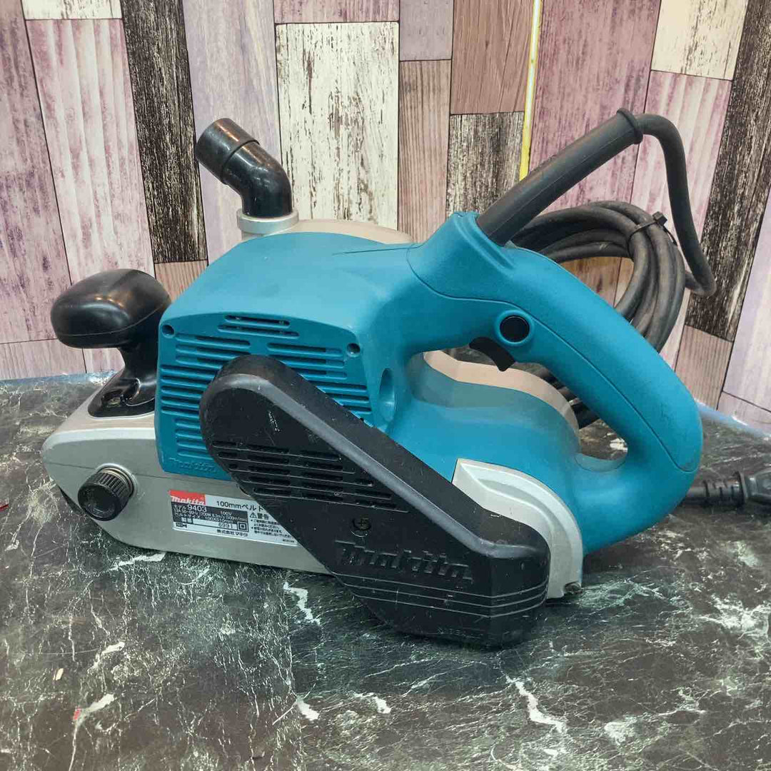 ◇マキタ(makita) ベルトサンダ 吸じん装置付 100mm 9403【八潮店】