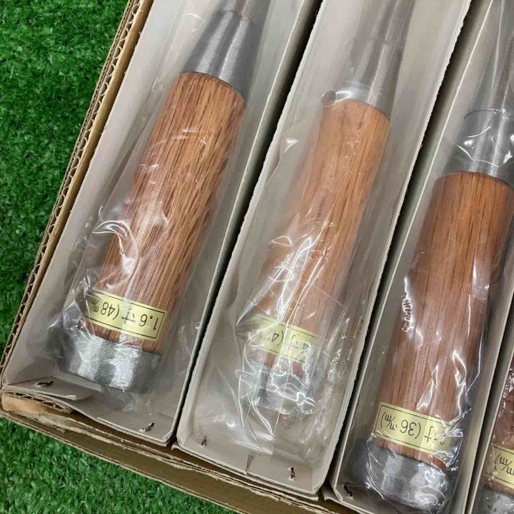 助丸 ハイス 中叩き鑿 6本組 約15mm、約24mm、約30mm、約36mm、約42mm、約48mm のみ ノミ 大工道具 【桶川店】