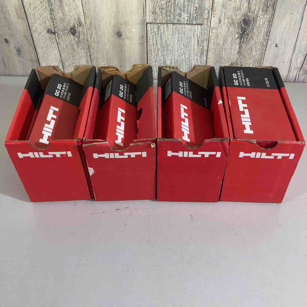 【未使用品】HILTI ヒルティ GC20 GX120用 ガスピン ガス缶 4個セット【戸田店】