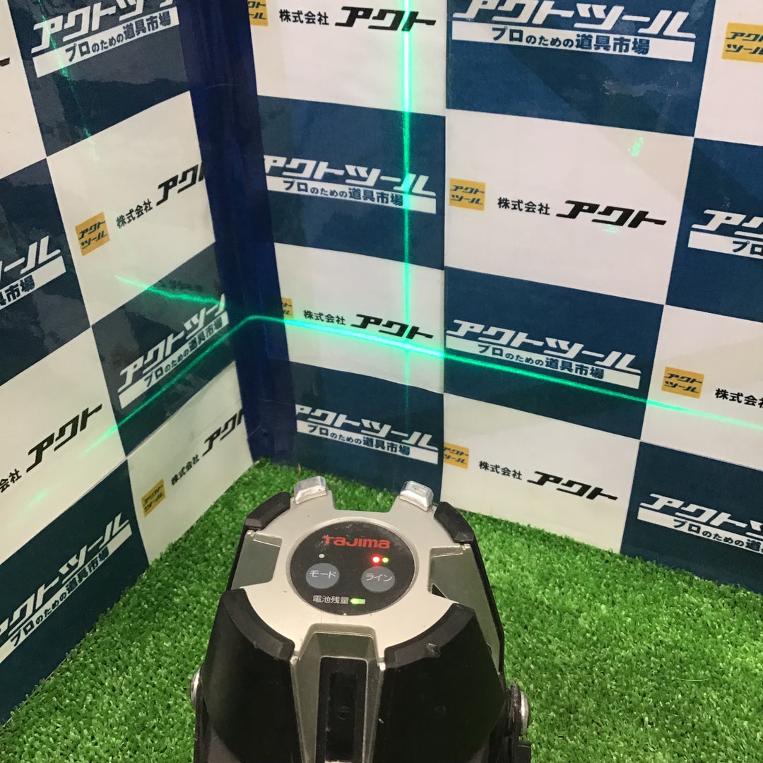 〇タジマ(TAJIMA)  レーザー墨出し器 矩十字・横 ZEROB-KJY ブルーグリーン ZERO BLUE-KJY【草加店】