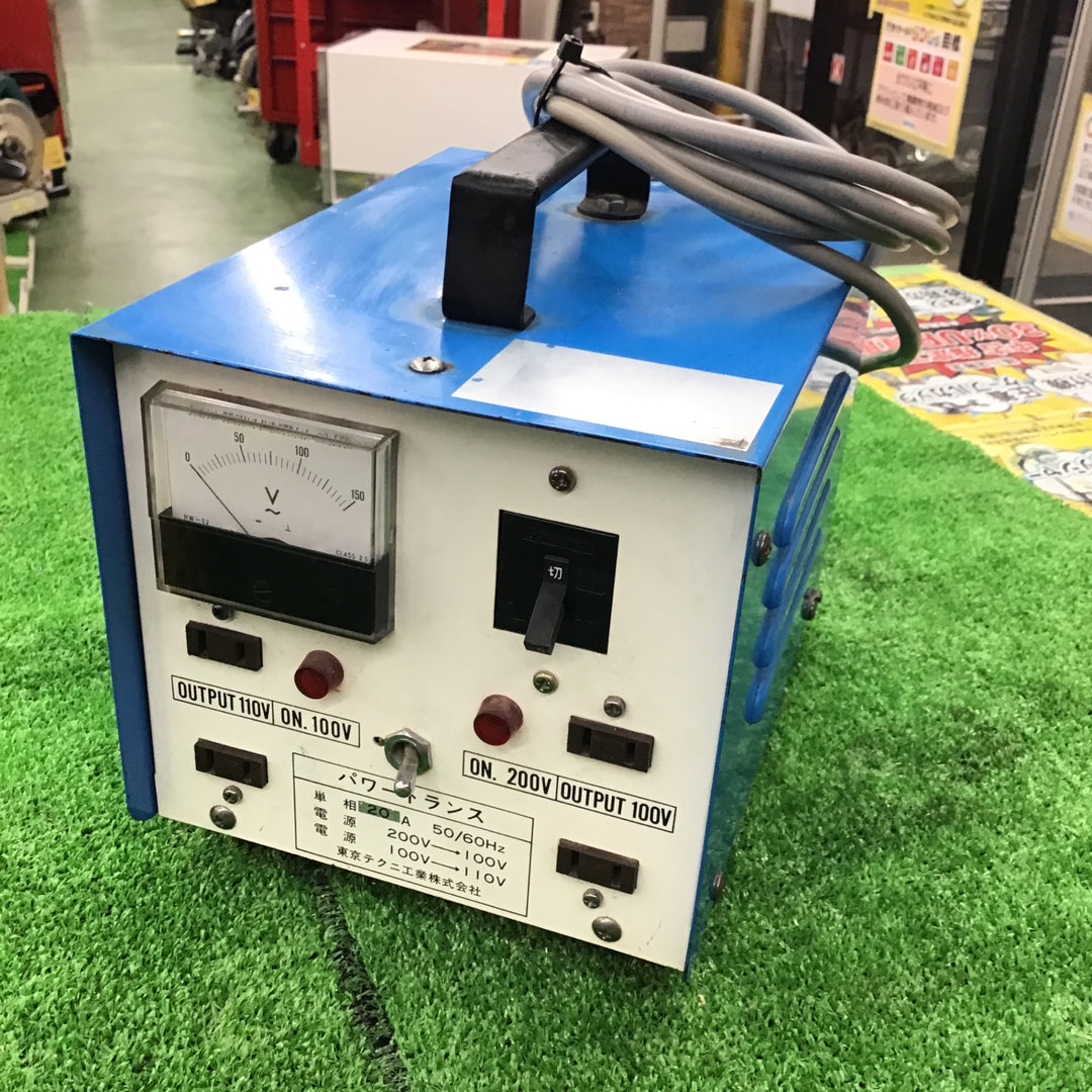 東京テクニ パワートランス 型番不明 変圧器 【桶川店】