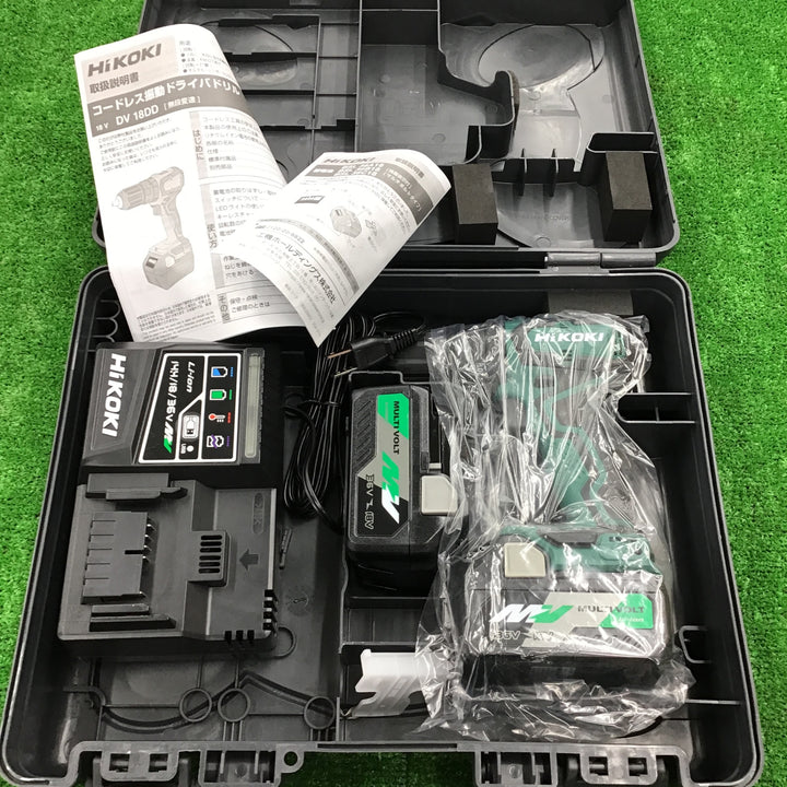 ☆ハイコーキ(HIKOKI ※旧:日立工機)  コードレス振動ドライバドリル DV18DD(2XC)【桶川店】