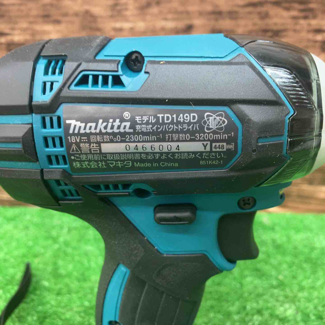 マキタ(makita) コードレスインパクトドライバー TD149DZ【川越店】