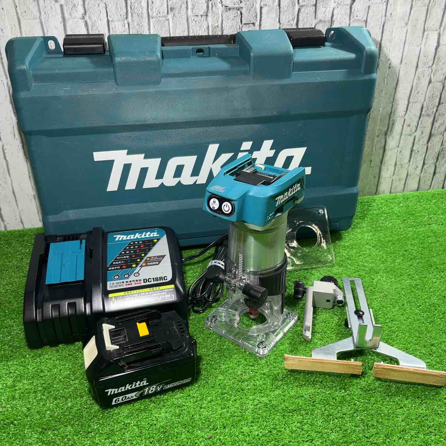 ★マキタ(makita) コードレストリマー RT50DZ 動作確認済【川口店】 ☆マキタ(makita) コードレストリマー 18V RT50DRG 動作確認済【川口店