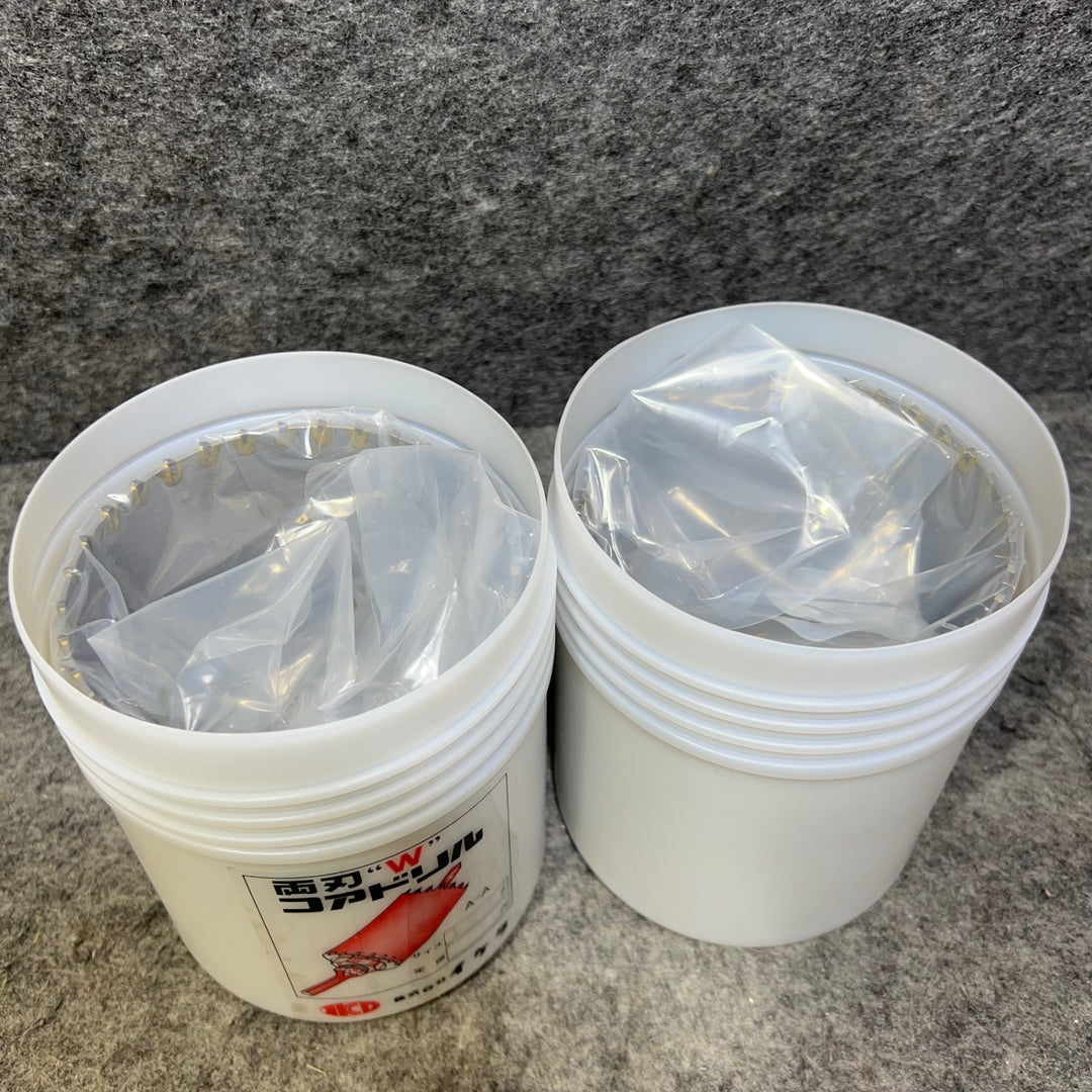 イケダ 両刃Wコアドリル 4点セット サイズ:100、120 【桶川店】