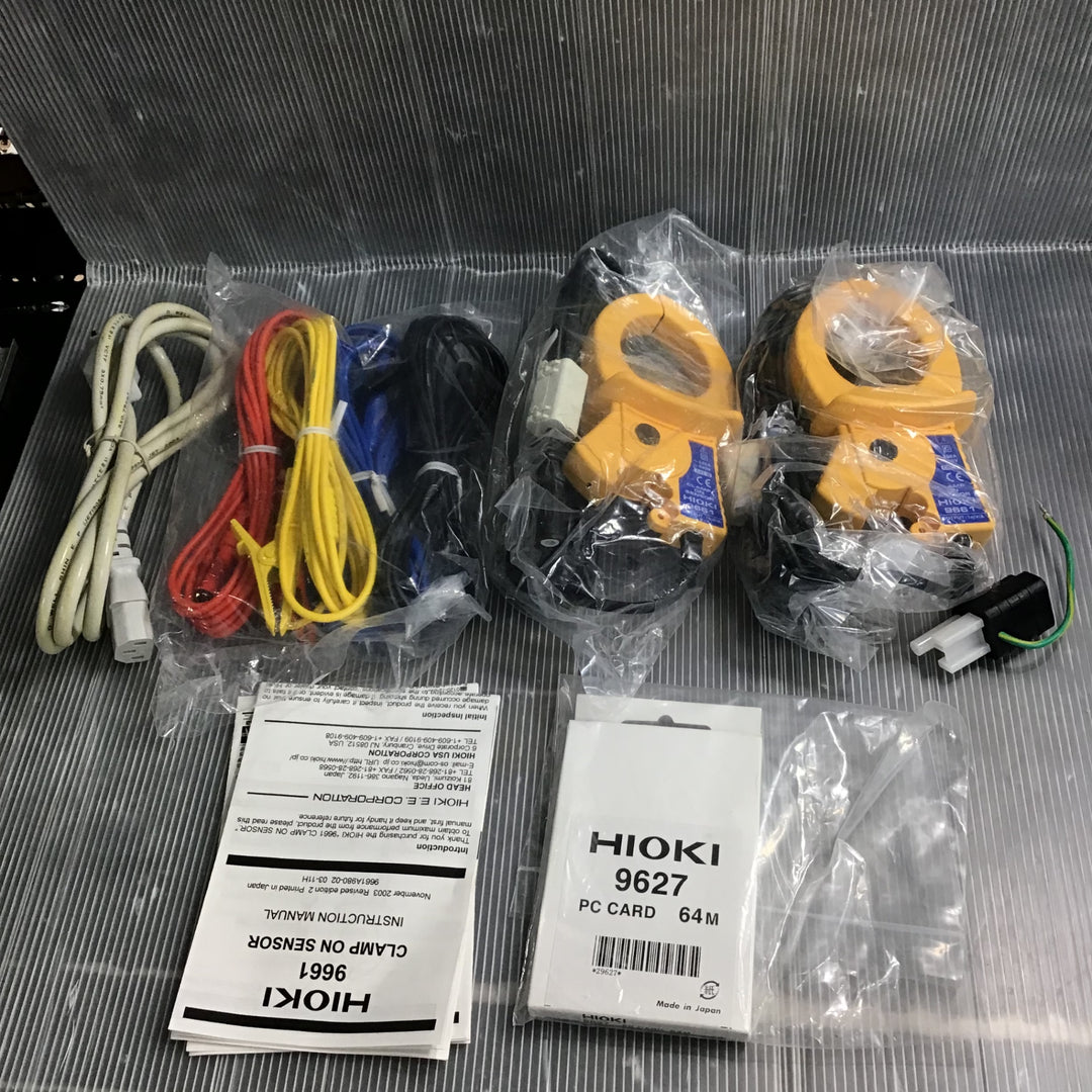 日置/HIOKI クランプオンパワーハイテスタ3169 、 クランプオンセンサ9661×2(未開封)【草加店】