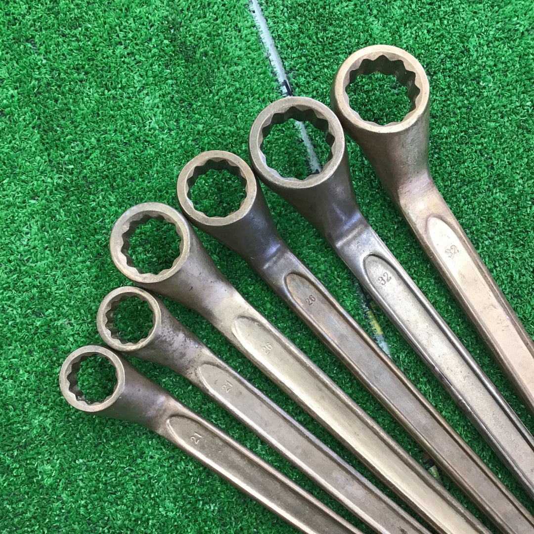 【中古】 防爆工具 X Spark シノ付メガネ 6本セット 21x2本、26x2本、32x2本 【桶川店】