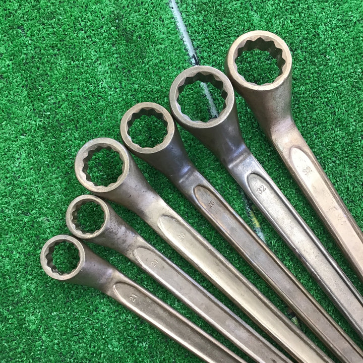 【中古】 防爆工具 X Spark シノ付メガネ 6本セット 21x2本、26x2本、32x2本 【桶川店】