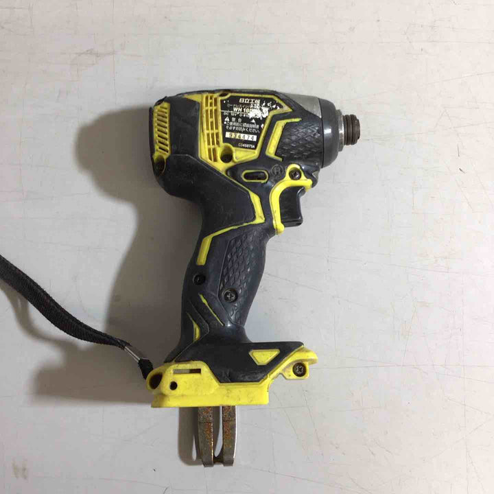 ◇ハイコーキ(HIKOKI ※旧:日立工機) コードレスインパクトドライバー WH18DDL(NN)(Y) イエロー 本体のみ【戸田店】