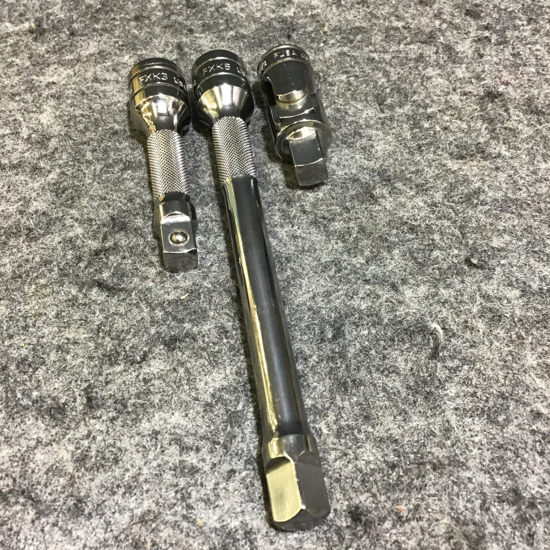 【中古】スナップオン(Snap-on) 3/8" エクステンションx2本 ユニバーサルソケット セット【桶川店】