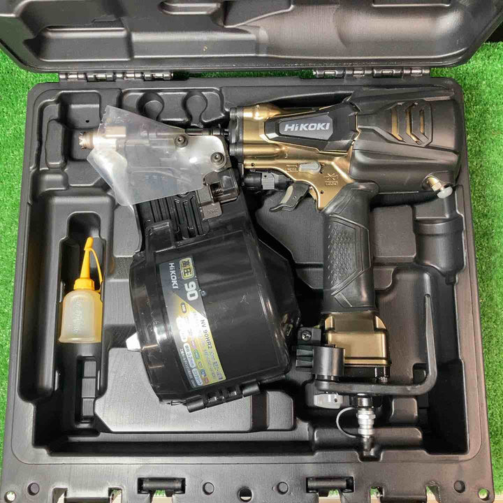 【中古品】★ハイコーキ(HIKOKI ※旧:日立工機) 高圧エア釘打ち機 NV90HR2(S)【岩槻店】