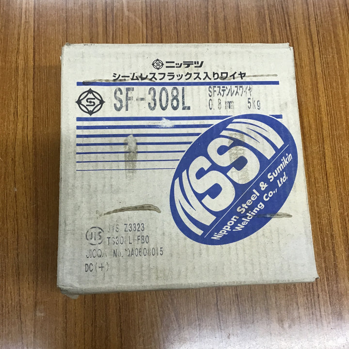 日鉄溶接工業 フラックス入りステンレス溶接ワイヤ SF-308L Φ0.8mm 5㎏【桶川店】