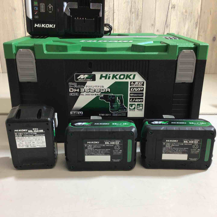 ★ハイコーキ(HIKOKI ※旧:日立工機) コードレスハンマドリル DH3628DA(2WPZ)【戸田店】