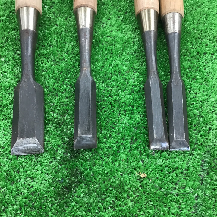 【中古】 義隆 組鑿 10本セット ※刃こぼれあり 【桶川店】