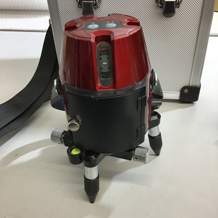 【中古品】○タジマ(Tajima) レーザー墨出し器 矩十字・横  ZERO-KJY 三脚 受光器付【戸田店】