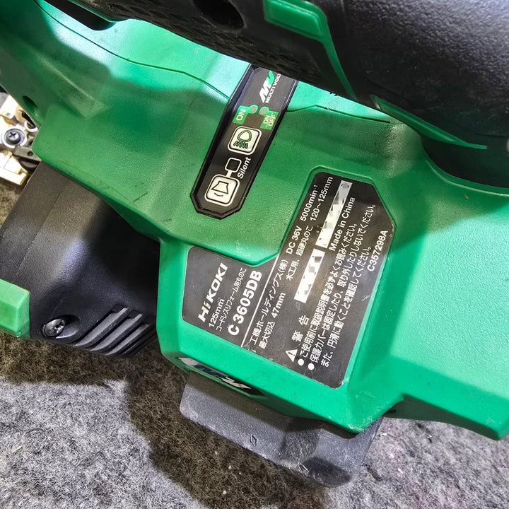 【中古品・マルチボルトバッテリー付き!】ハイコーキ(HIKOKI ※旧:日立工機) コードレス丸のこ C3605DB(NN)【桶川店】