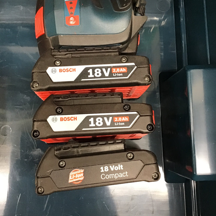 〇BOSCH(ボッシュ)  コードレスインパクトドライバー・レンチ GDX18V-EC 2.0Ahバッテリー4個付き!【桶川店】