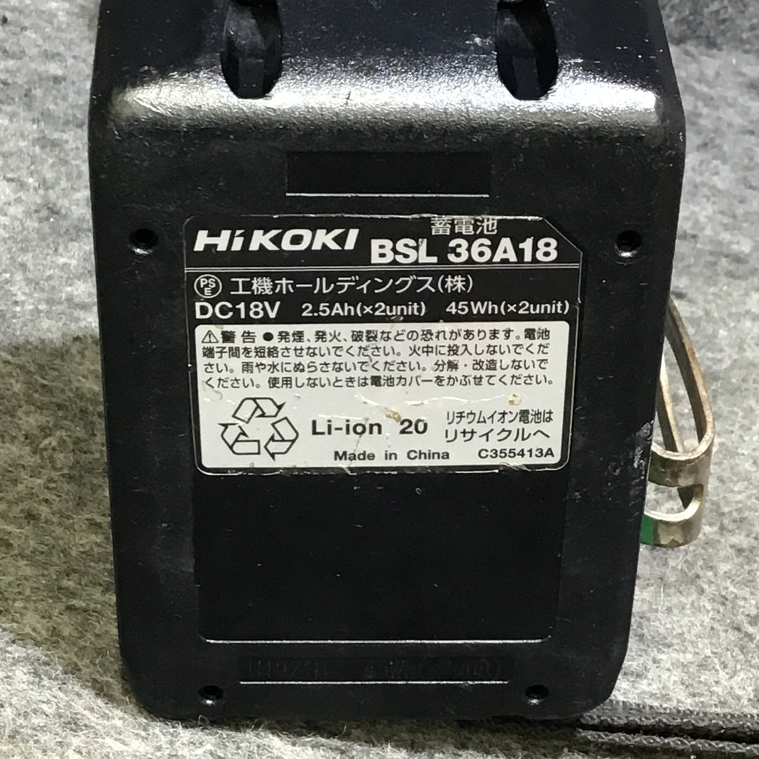 【中古品】ハイコーキ(HIKOKI ※旧:日立工機) コードレスインパクトレンチ WR18DBDL2 バッテリ付き!【桶川店】