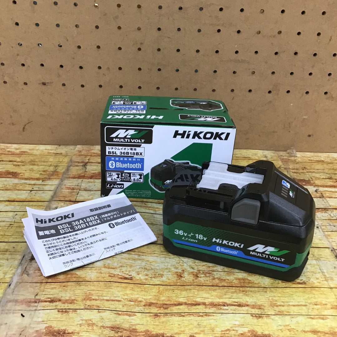 ★ハイコーキ(HIKOKI ※旧:日立工機) リチウムイオンバッテリー 36V/4.0Ah BSL36B18BX【川崎店】