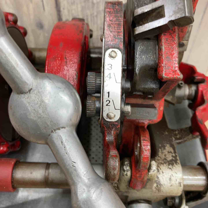 【店頭受取り限定】 【中古品】 レッキス(REX) ねじ切り機 N40A3 N40AⅢ 分解洗浄済 15A~40A ダイヘッド2個付属 【東大和店】