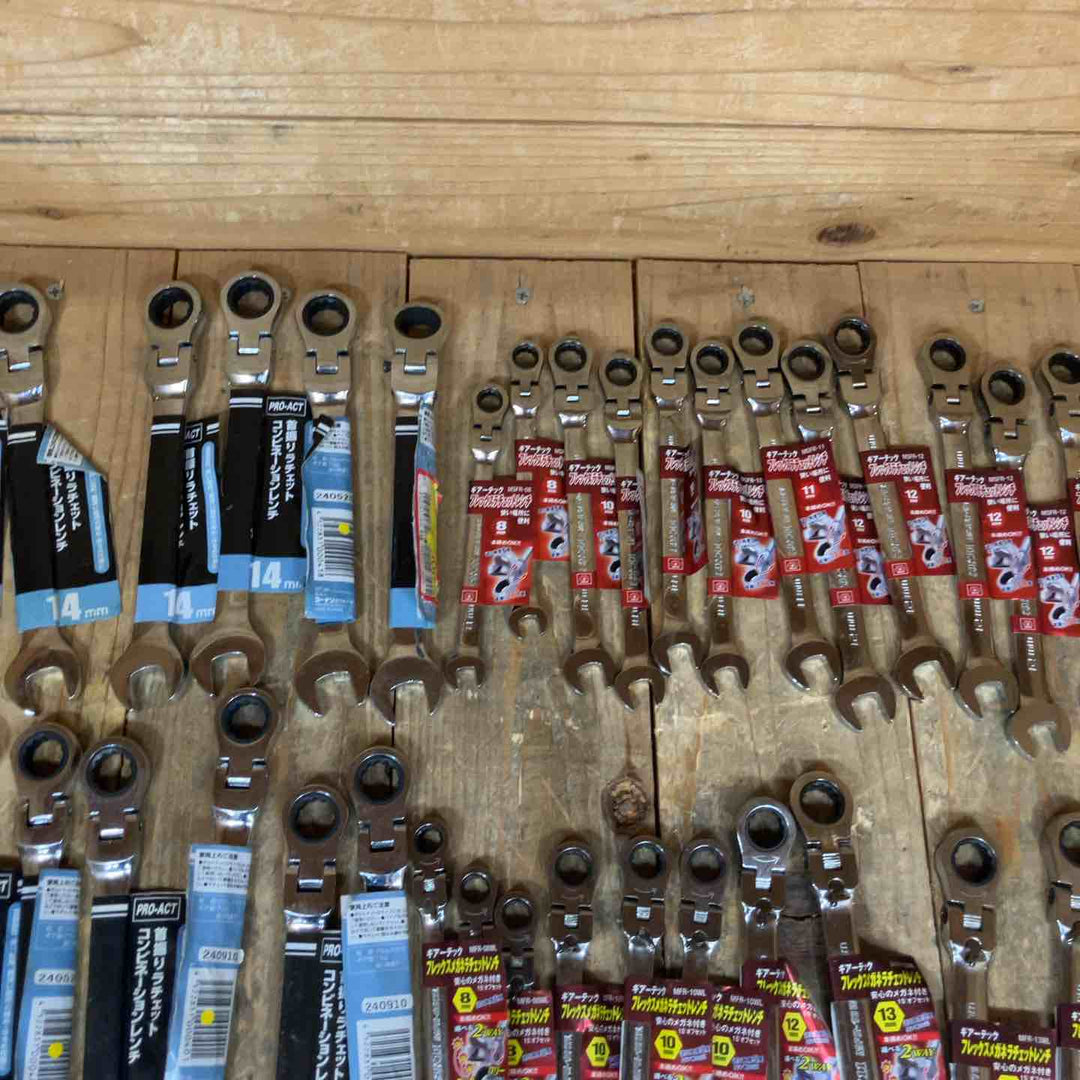 ギアレンチ まとめ サイズ 種類複数 首振り 切替式 メガネ コンビ コーナン SK11 約130点 約12㎏【所沢店】