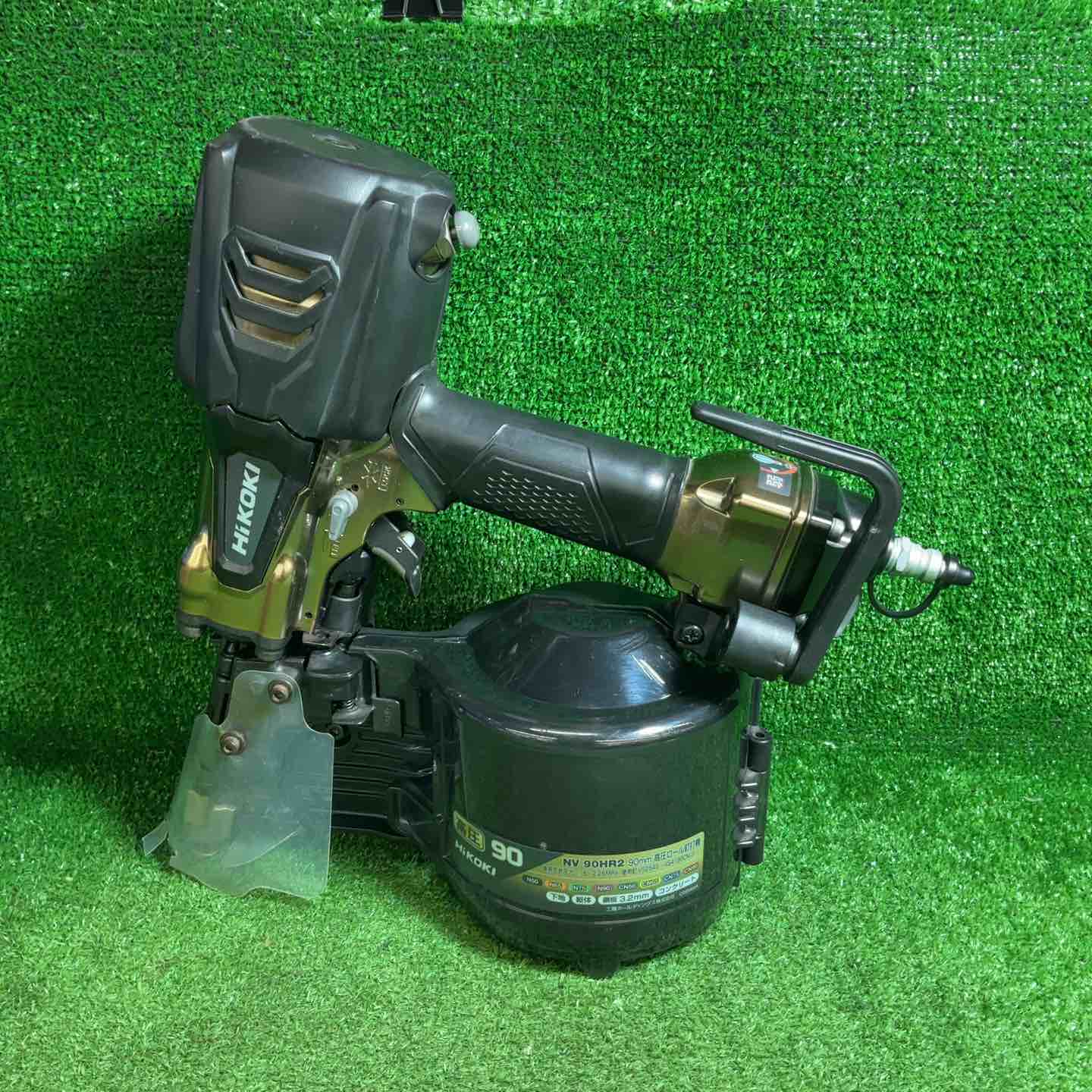 【美品】 ハイコーキ(HIKOKI ※旧:日立工機) 高圧エア釘打ち機 NV90HR2(S)【藤沢店】 美品】【藤沢店】 ハイコーキ(HIKOKI ※旧:日立工機) 高圧エア釘打ち機