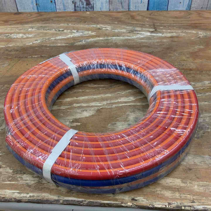 【未使用品】NCR 酸素・アセチレン ツインホース 内径5mm 全長10M 溶接 溶断 【柏店】