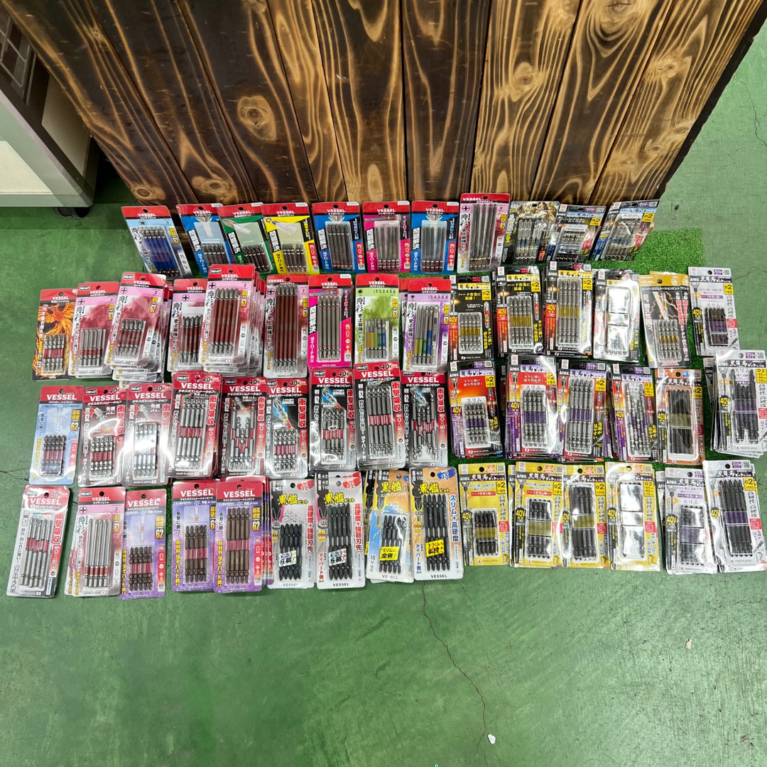 【大特価まとめ売り!】ビット5本入り 150パックまとめ売り 六角軸6.35mm インパクトドライバー用 メーカー・サイズ混合【桶川店】