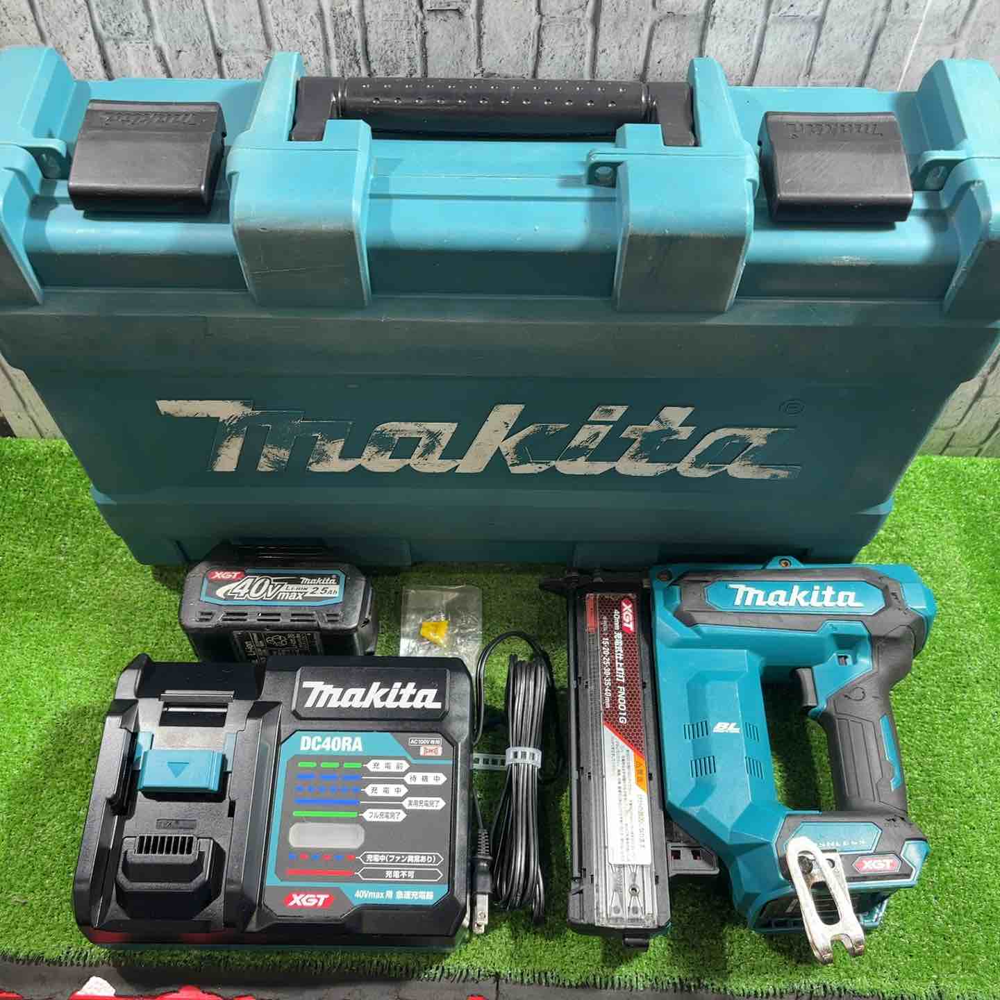 ☆マキタ(makita) 40V コードレスフィニッシュネイラ FN001GRD 動作