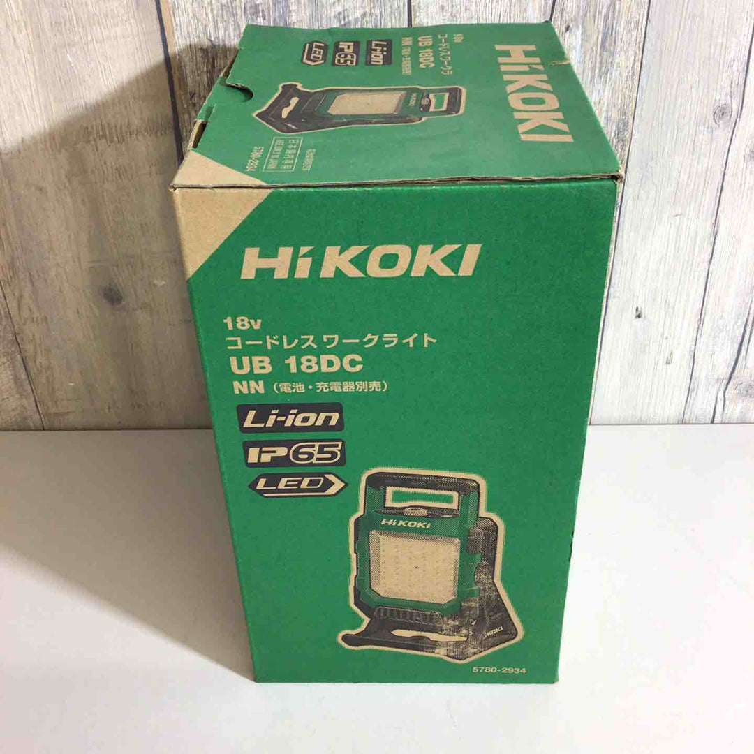 【未使用品】☆ハイコーキ(HIKOKI ※旧:日立工機)18V コードレス LED ワークライト  UB18DC(NN)【戸田店】