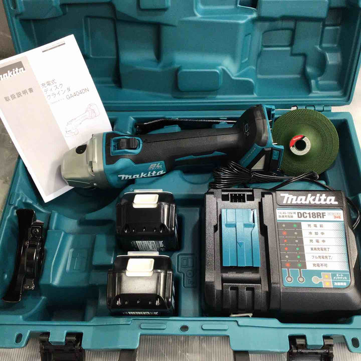 ★マキタ(makita) 100mmコードレスディスクグラインダ GA404DRGXN【草加店】