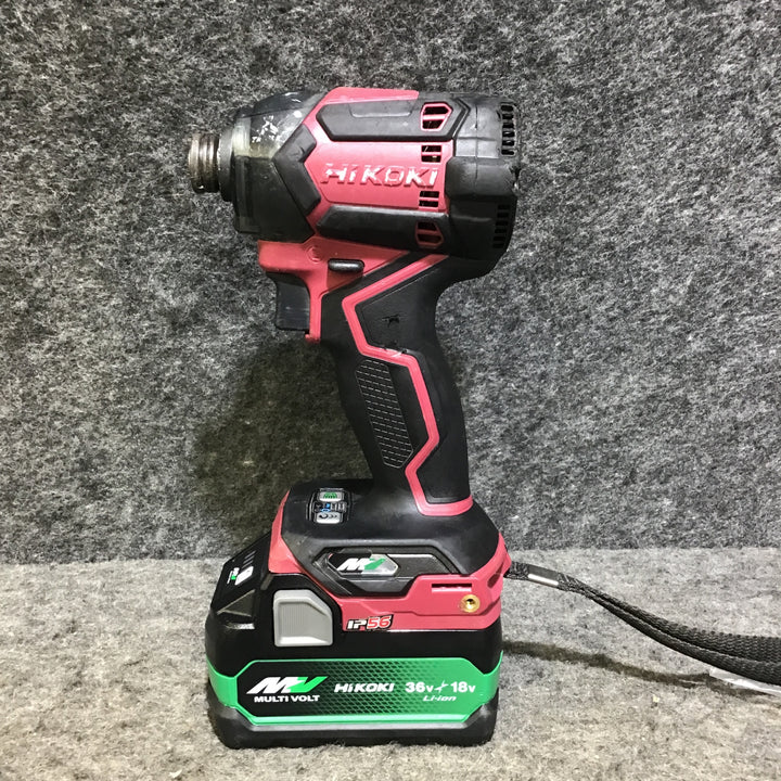 【中古品※バッテリは未使用品!※】ハイコーキ(HIKOKI ※旧:日立工機) コードレスインパクトドライバー WH36DC(2XPR)【桶川店】