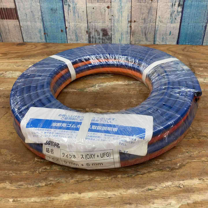 【未使用品】NCR 酸素・アセチレン ツインホース 内径5mm 全長10M 溶接 溶断【柏店】
